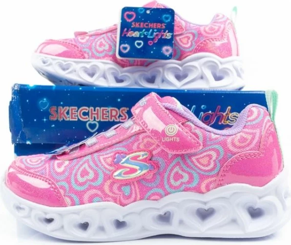 Atlete për vajza Skechers, me drita