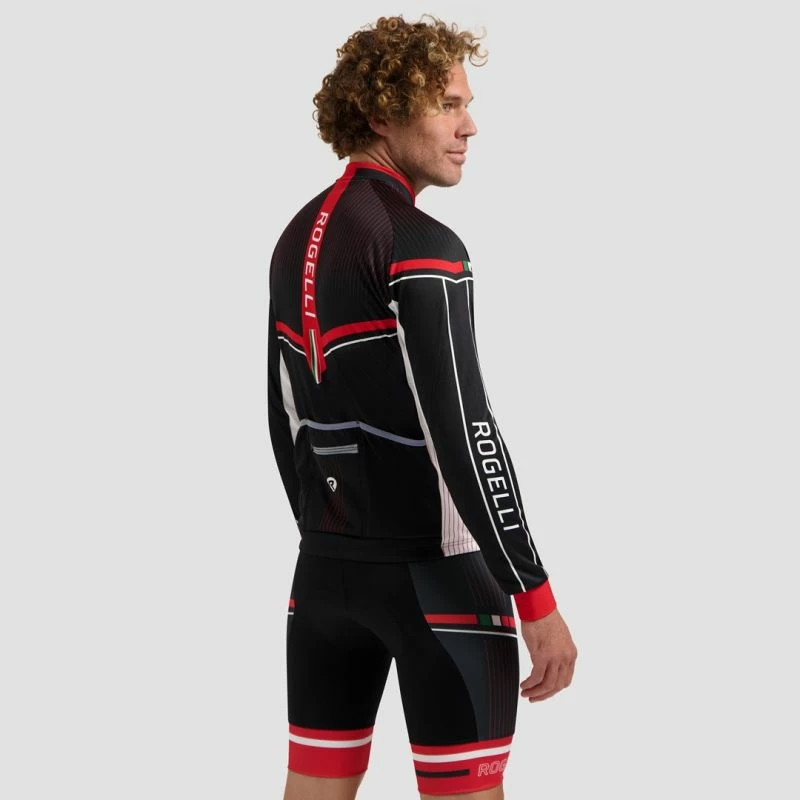 Fanellë me gjatësi të gjatë për meshkuj Rogelli, e kuqe