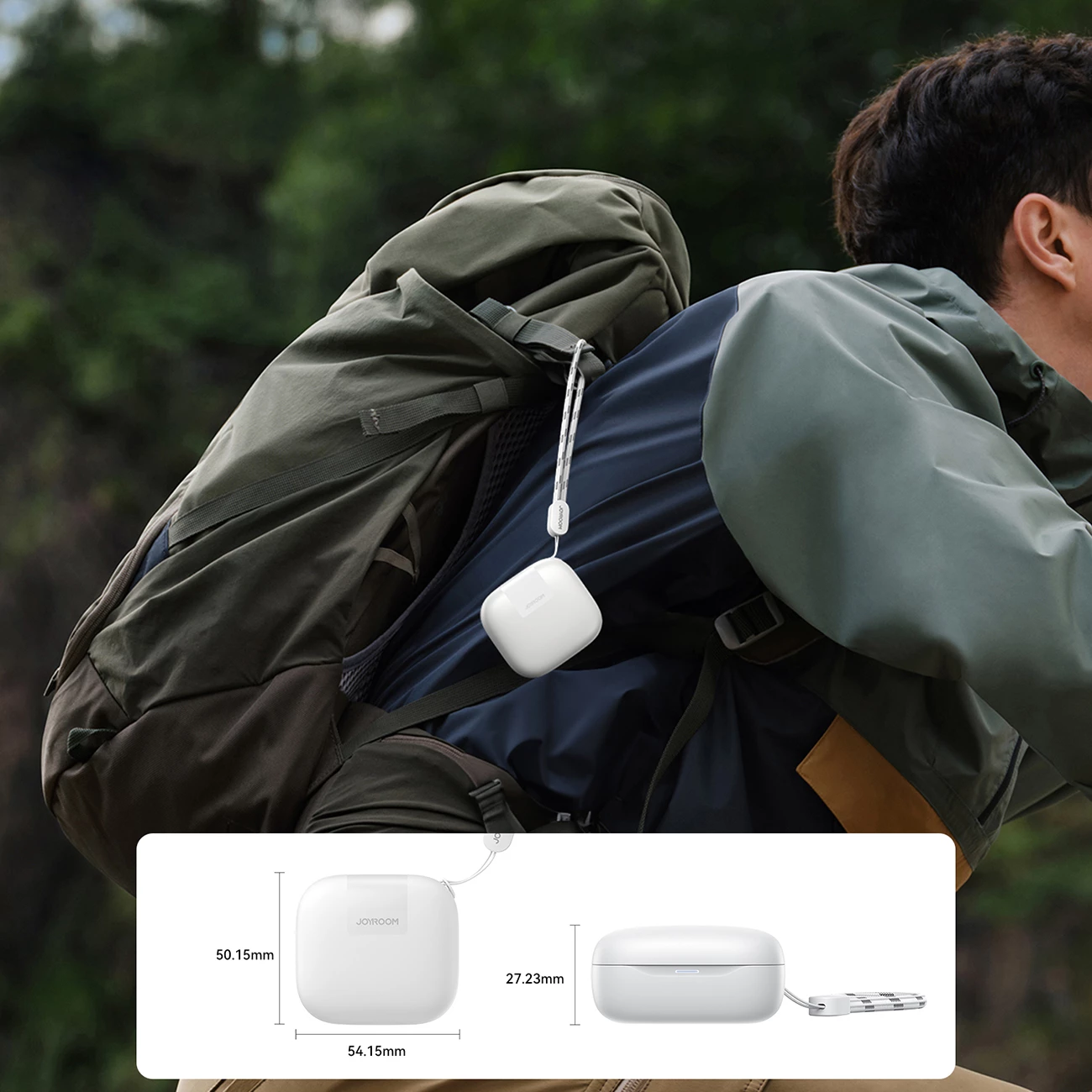 Kufje wireless Joyroom Jdots JR-DB3, TWS, Bluetooth 5.4, Bardhë