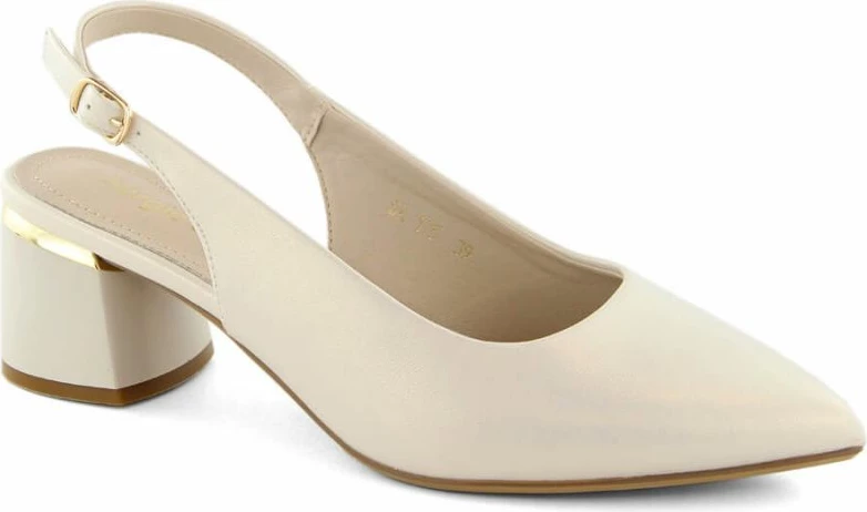 Sandale elegante për femra Sergio Leone, krem