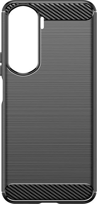 Mbështjellës Hurtel Carbon Case për Honor 90 Lite, silikon, i zi