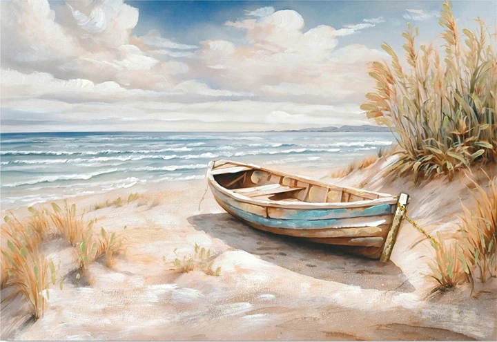 Pikturë kanavace Boato, shumëngjyrëshe, 100x3x70cm