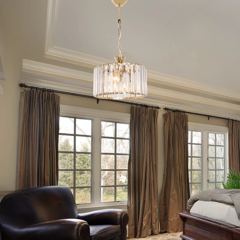 Llambë tavani një-dritëshe Lavina I, ngjyrë ari, Φ27x21cm