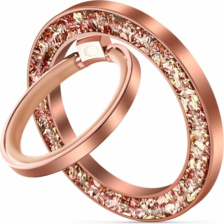 Mbështjellës magnetik Tech-Protect MMR200 me MagSafe, rozë me kristale