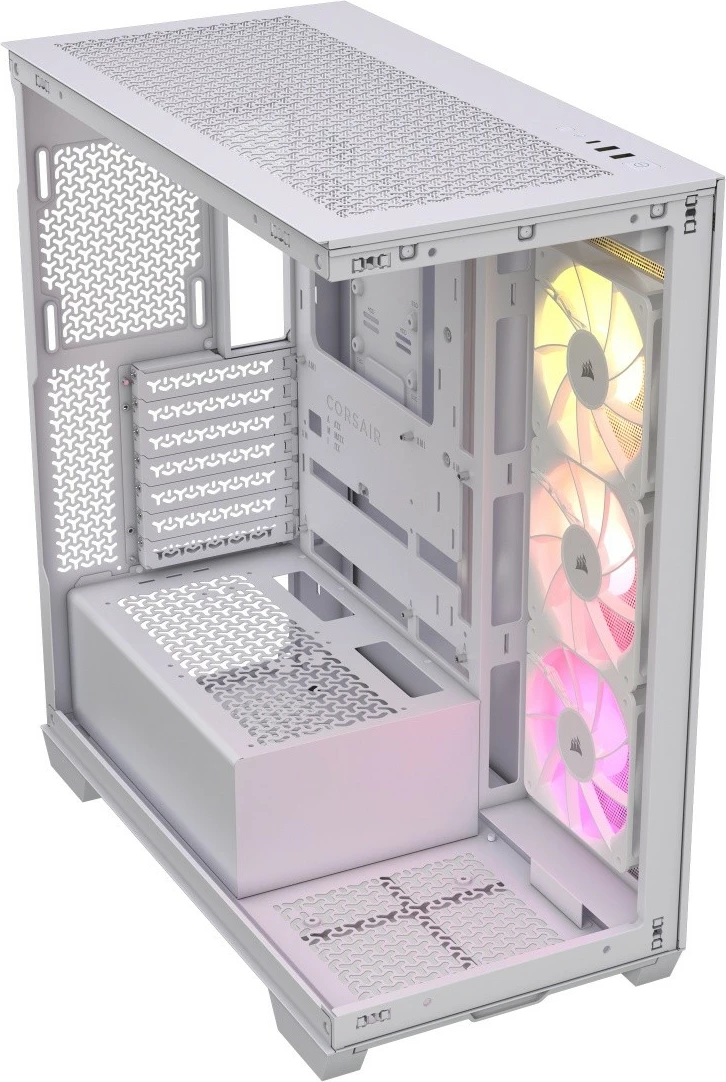 Kasë Corsair 3500X ARGB TG, Midi Tower, e bardhë