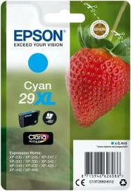 Patron boje, Epson, 29XL C13T29924012, XL 6.4 ml, cian