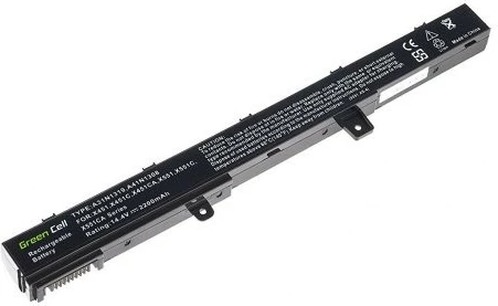 Bateri laptopi Green Cell AS75 për Asus R508/X551/F551, 2200mAh, 14.4V, e zezë