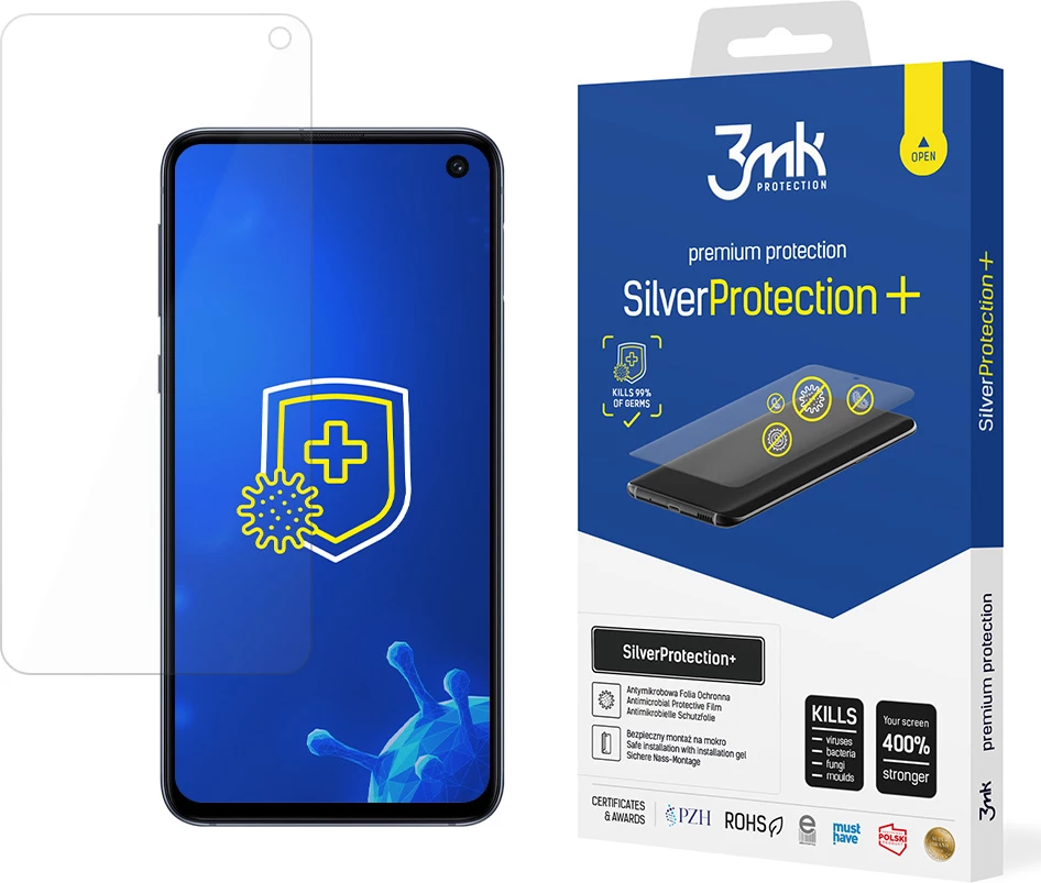 Mbështjellës ekran Samsung Galaxy S10e 3mk SilverProtection+, Transparent