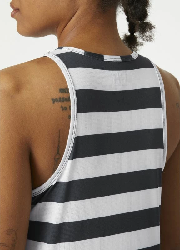 Maiçe për femra Helly Hansen, modeli Siren Tank, me ngjyra të bardha dhe blu deti