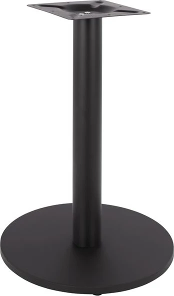 Bazë tavoline metalike, ngjyrë e zezë matte, 45x72 me rregullues FH419.11