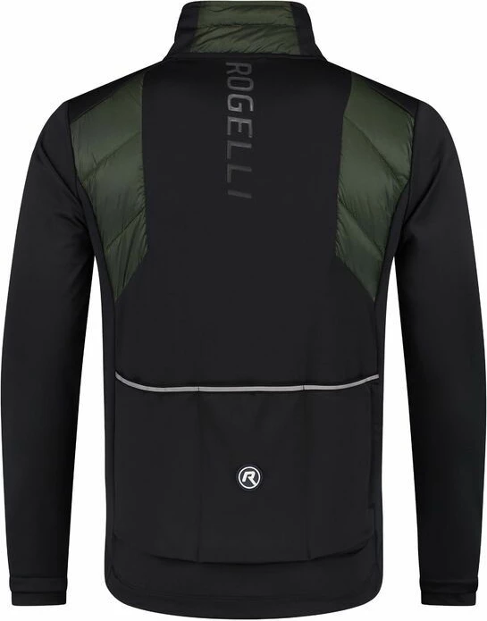 Jakne Rogelli për lifestyle, e gjelbër dhe e zezë