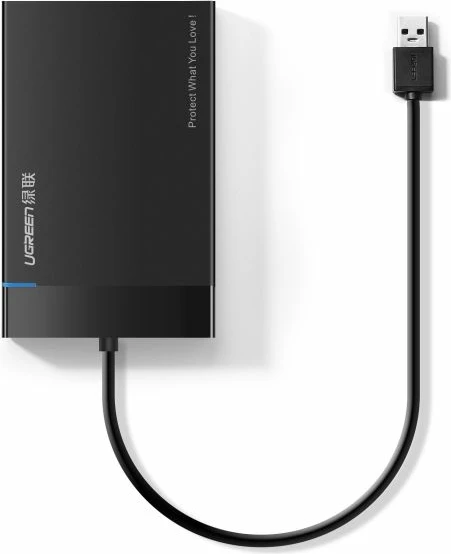 Kasë për HDD/SSD 2.5" UGREEN 30847, USB 3.0 në SATA, UASP, 5Gbps, deri 6TB, e zezë