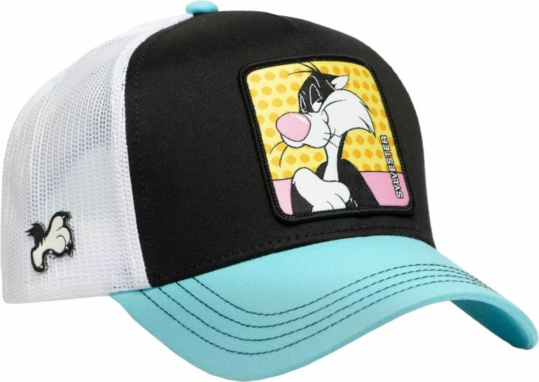 Kapelë snapback për meshkuj Capslab, bardhë/zezë/kaltër