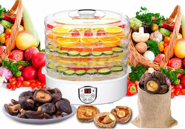 Tharëse ushqimi CAMRY CR 6659 5 tabaka, LCD, 35–70°C, timer 70h, 550W, e bardhë