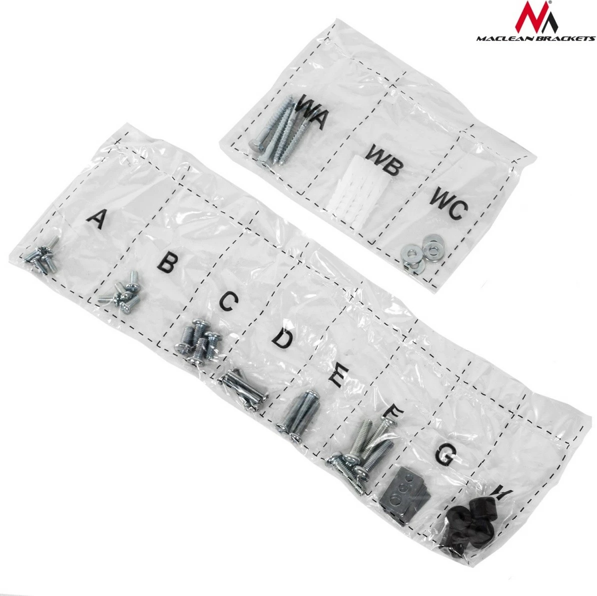 Mbajtëse muri për TV Maclean MC-762, 37-70 inç, metal, e zezë