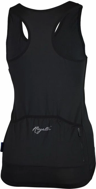 Maicë sportive pa mëngë për femra Rogelli, e zezë