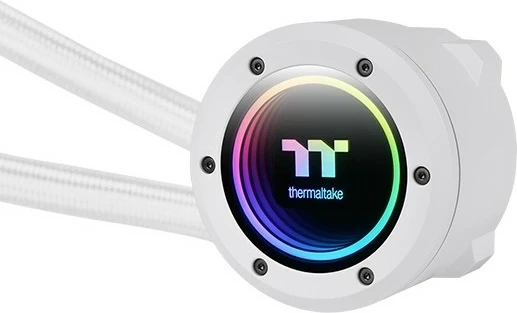 Komplet ftohës me lëng Thermaltake TH240 V2 ARGB, 24 cm, 57.05 cfm, i bardhë