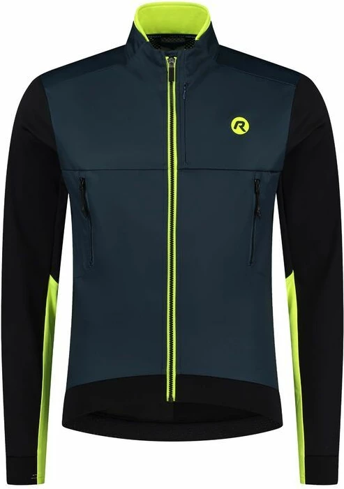 Jakne lifestyle Yakimasport për meshkuj, blu e zezë fluoreshente