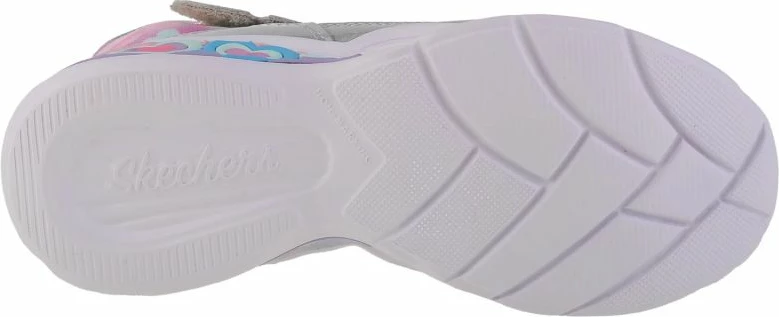 Këpucë fëmijësh Skechers, argjendi