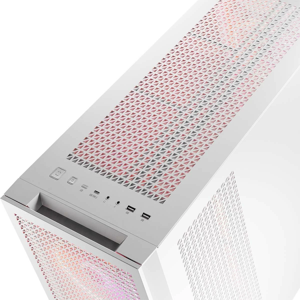 Kasë MODECOM Volcano Expanse T Apex ARGB AT-EXPANSE-TG-20-000000-0002, midi tower, 4x140mm ARGB, xhami i kalitur, USB-C, ATX/mATX/ITX, e bardhë