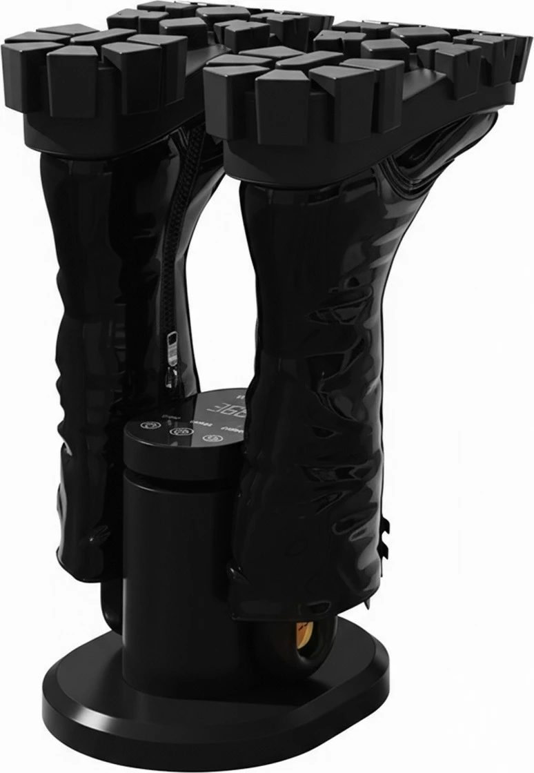 Tharëse këpucësh Media-Tech MT6539, rregullim automatik 40-55°C, ozon 50 mg/h, timer 15-360 min, panel dixhital, mbrojtje nga mbinxehja, e zezë/e verdhë