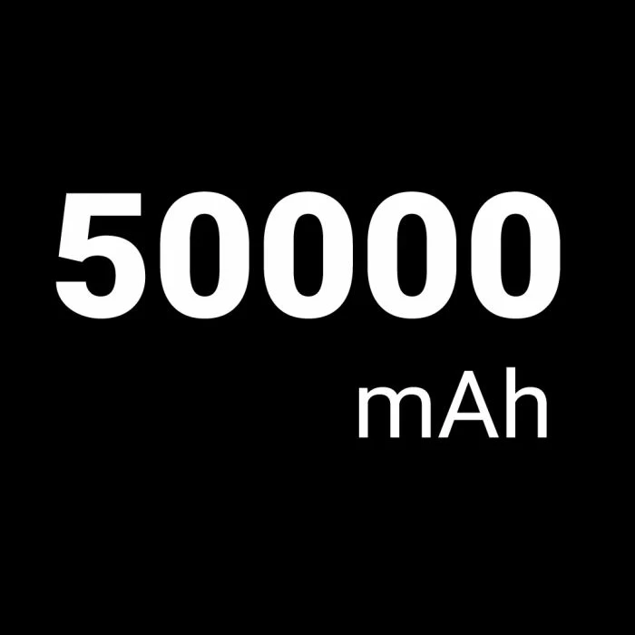 Powerbank Sandberg 420-75 USB-C PD 130W 50000mAh, e zezë, set me 2 kabllo