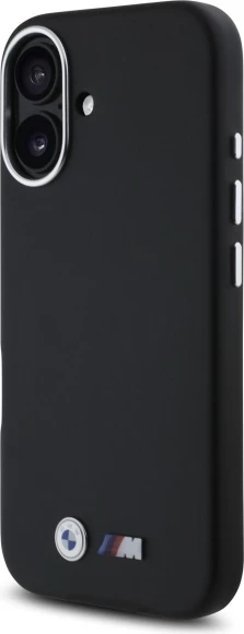 Mbështjellës BMW M Smooth Full Wrapped Metal MagSafe për iPhone 16, Zi