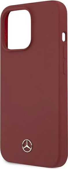 Mbështjellës Mercedes MEHCP13XSILRE për iPhone 13 Pro Max 6.7", Silicone Line, i kuq