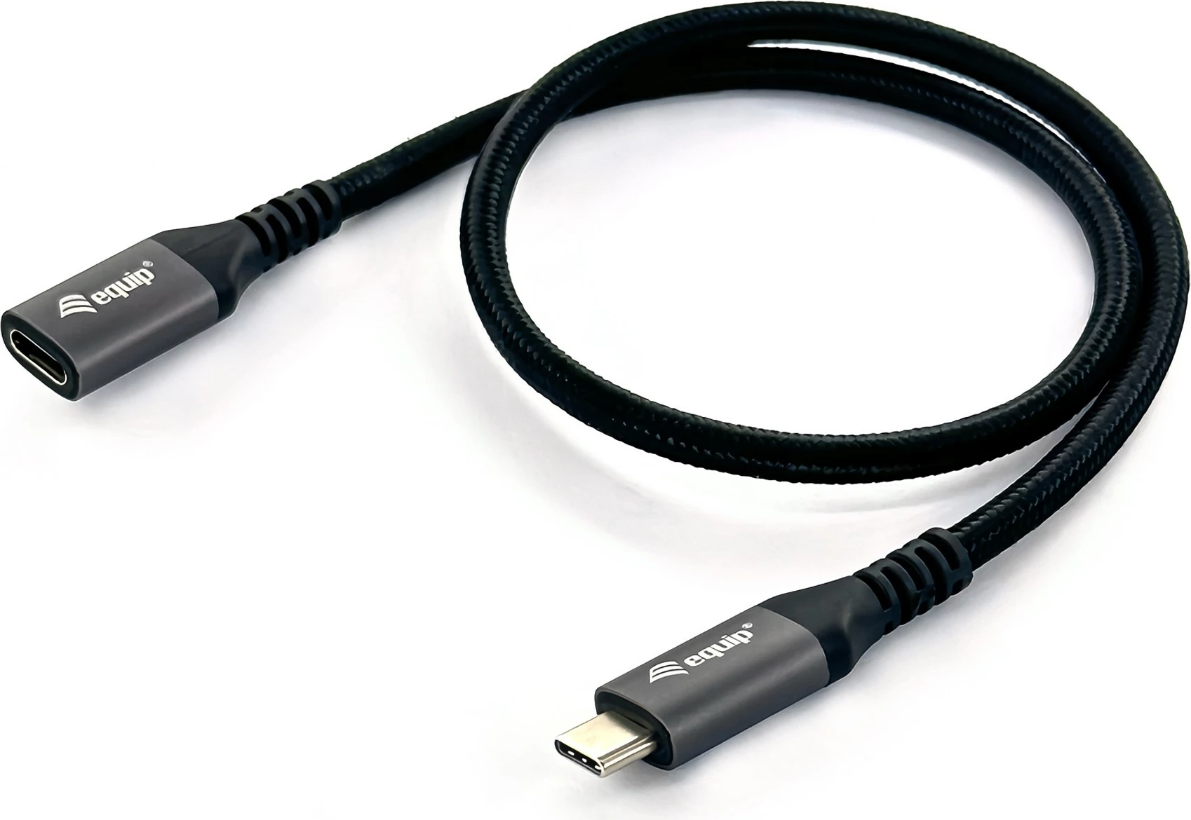 Kabëll USB C në USB C Equip 128370, 0.5m, 10Gbps, 4K/60Hz, e zezë