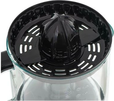 Shtrydhëse agrumesh elektrike, Adler, AD 4012, 1.2 L, 40 W, e zezë/transparente, me 2 konë