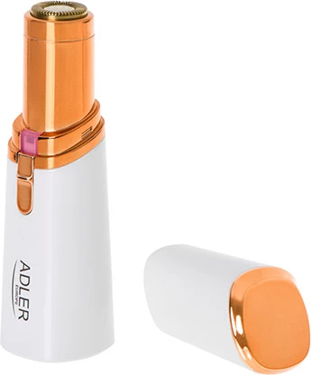 Makinë rroje trimmer për fytyrë, Adler, AD 2939, kokë me sitë, dritë LED, 1xAA, perlë-ari