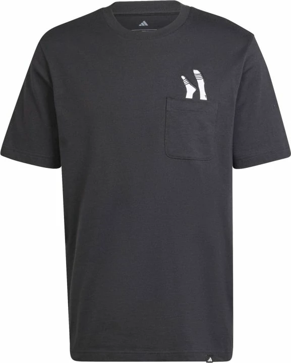 Maicë adidas unisex, e zezë