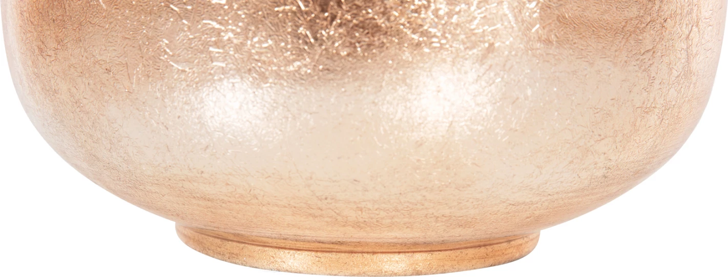 Vazo dekorative për dysheme RAKSASA FH4232.06 metalike, ngjyrë qershie dhe ari perla, Φ24x69H cm