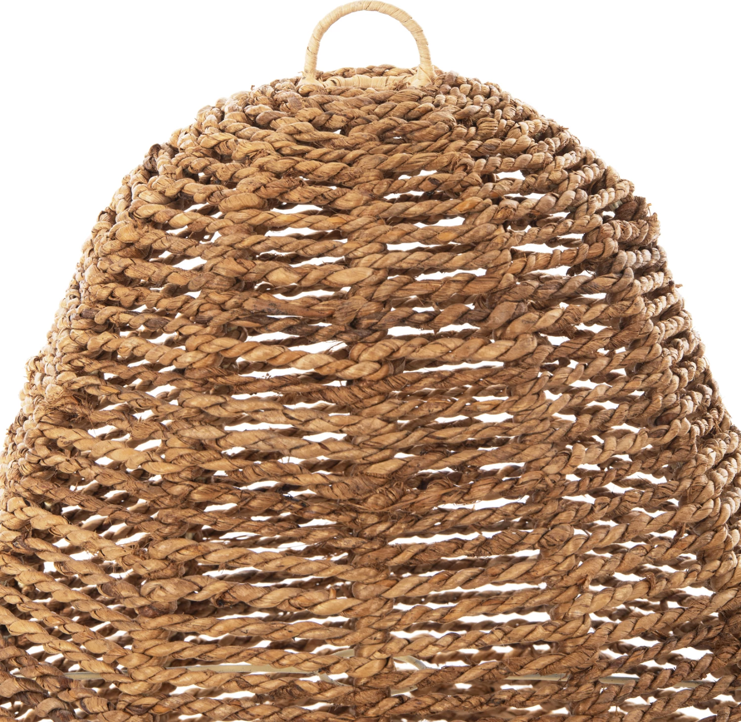 Llambë tavani varëse, fibra banane të thata, ngjyrë kafe, FH4034, 100x100-105cm