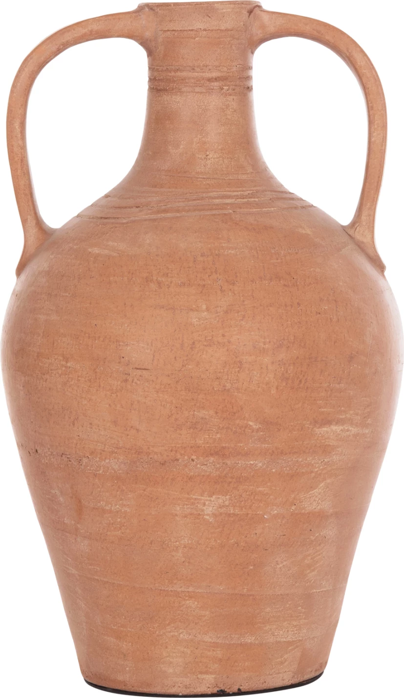 Vazo dekorative (amfora), terrakotë natyrale, FEAX FH4676.08L, 35x35x58cm