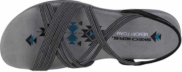 Sandale Skechers për femra, të zeza