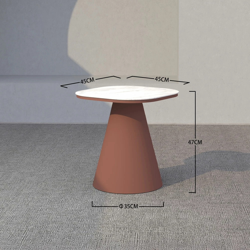 Set lounge TORRE 1+2+2, terrakote, 198x81x66cm