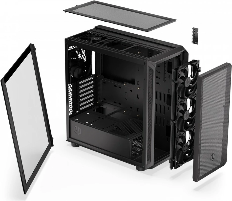 Kasë Endorfy ARX 700 Air EY2A012, Midi Tower, ATX, xham i temperuar, e zezë