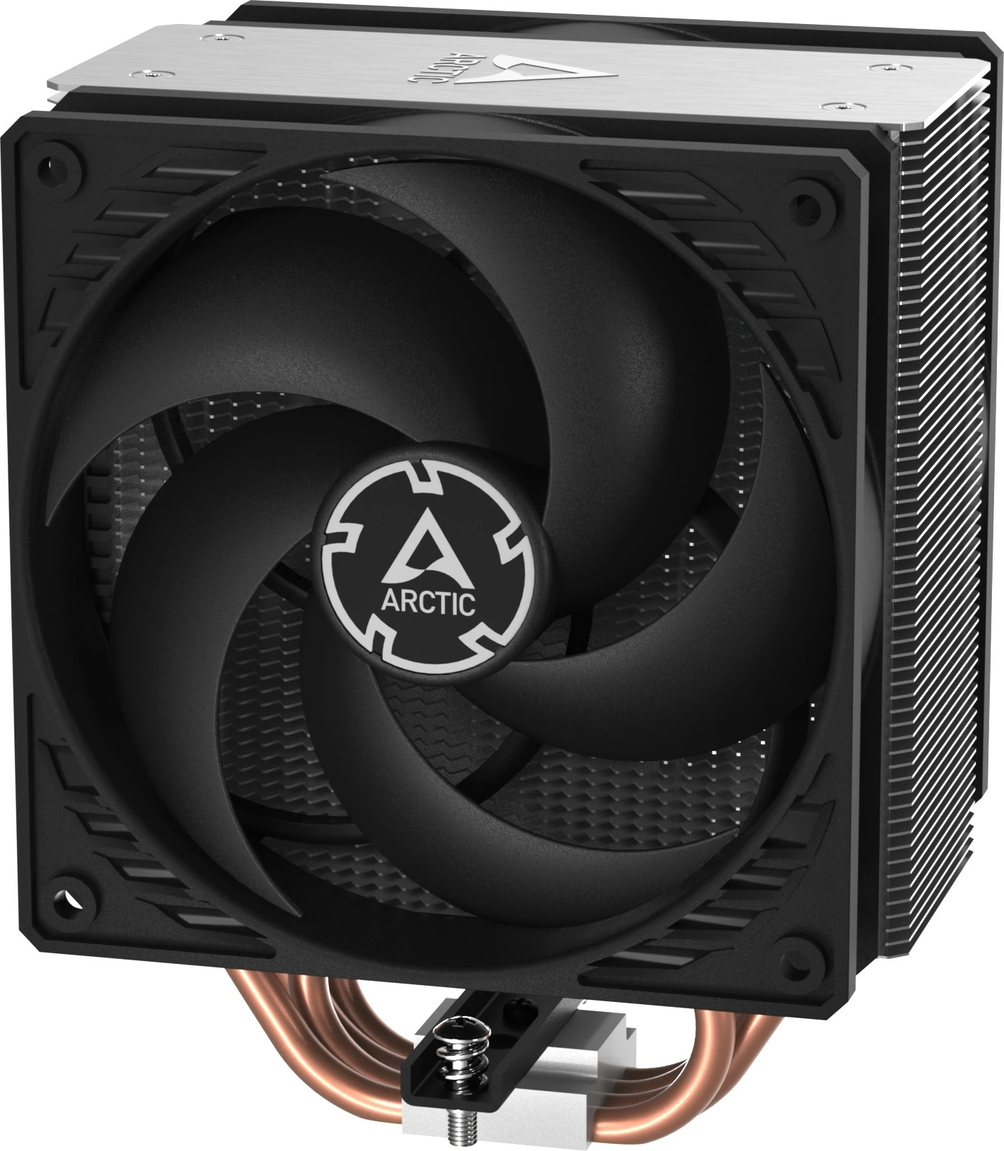 Kuler për CPU ARCTIC Freezer 36, Air cooler, 12 cm, 200-1800 RPM, Ngjyrë e zezë, argjend