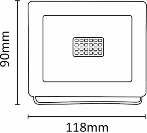 Reflektor LED Asalite ASAL0292 Slim 20W 4500K 1800 lm IP65, i bardhë