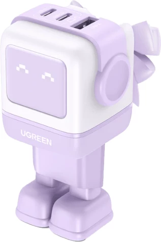 Karikues UGREEN Nexode RobotGaN 65W 35291, 2x USB-C + 1x USB-A, ekran LED, vjollcë