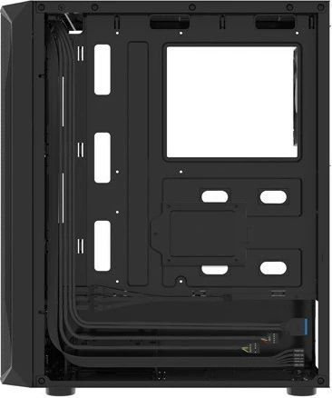 Kasë Natec Fury Shobo SH4F, Midi Tower, xham i temperuar, e zezë