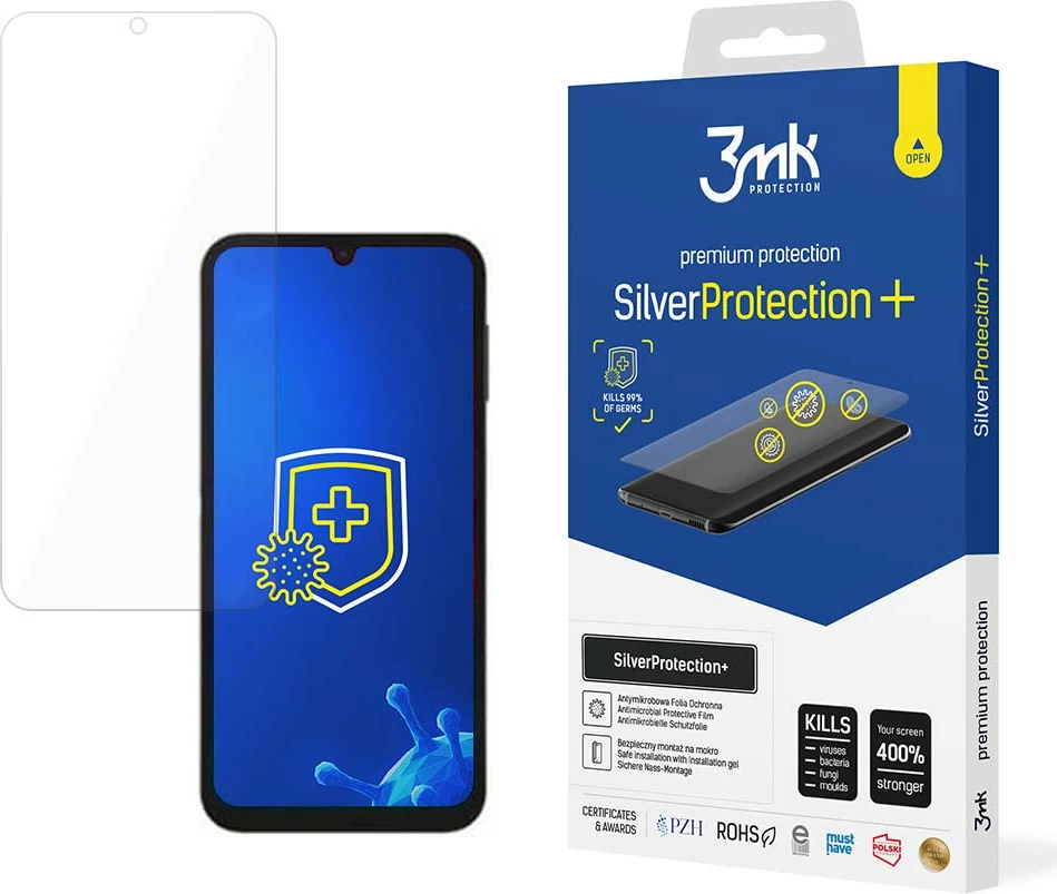 Mbështjellës ekran për Samsung Galaxy A24 4G, 3mk SilverProtection+, Transparent