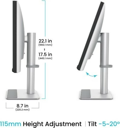 Monitor BenQ MA270UP 27" 4K IPS 60Hz 5ms, USB‑C 90W, 2x HDMI, altoparlantë, VESA 100x100, e zezë