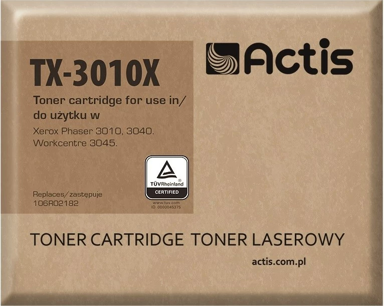Toner zëvendësues Actis për printer Xerox,  i zi
