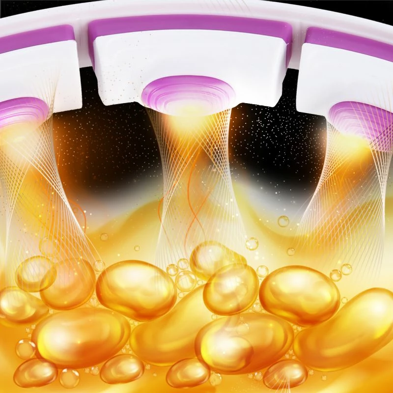 Hula hop me magnete dhe peshë HMS HHM17, i bardhë/vjollcë me numërues