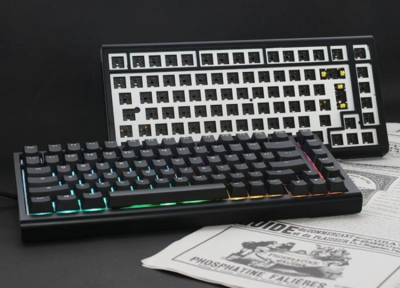 Tastierë gaming Ducky Tinker 75, e zezë
