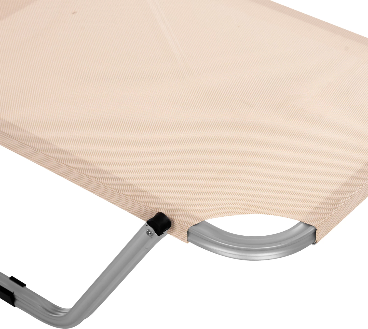 Shezlong profesional alumini FH5071.60 ngjyrë krem 60x195x30 cm