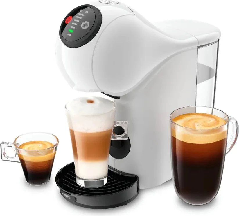 Aparat kafeje me kapsula, Krups Genio S KP243110, 15 bar, XL 300 ml, funksion hot/cold, i bardhë