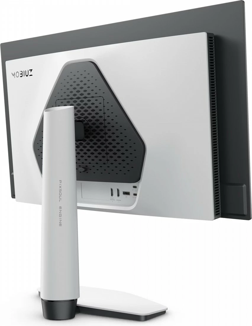 Monitor BenQ EX271UZ 26.5" 4K UHD 240Hz OLED QD‑OLED 0.03ms HDR1000 VRR eARC, ngjyrë zi/bardh